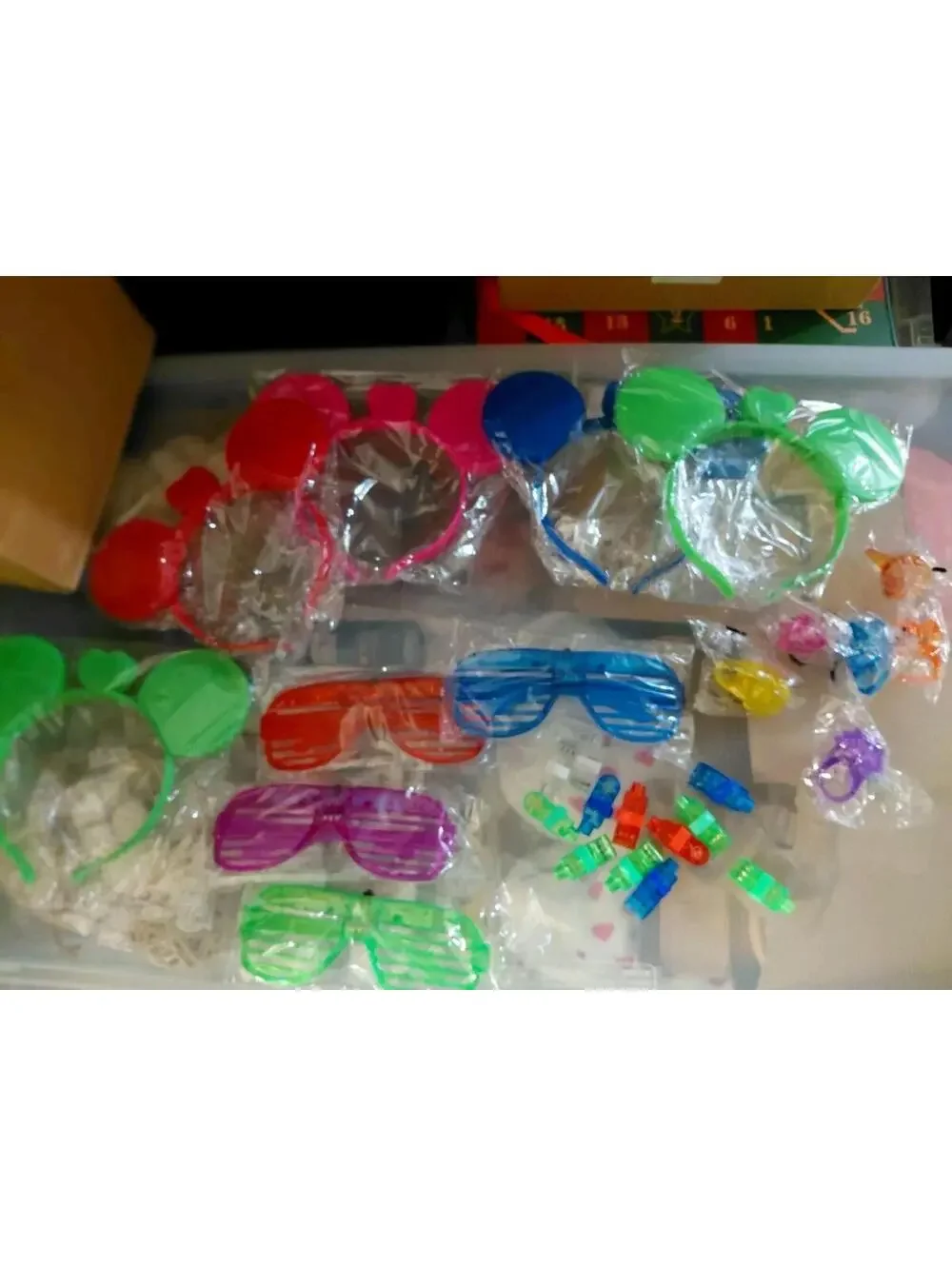 Headband glasses ring party pack light up
